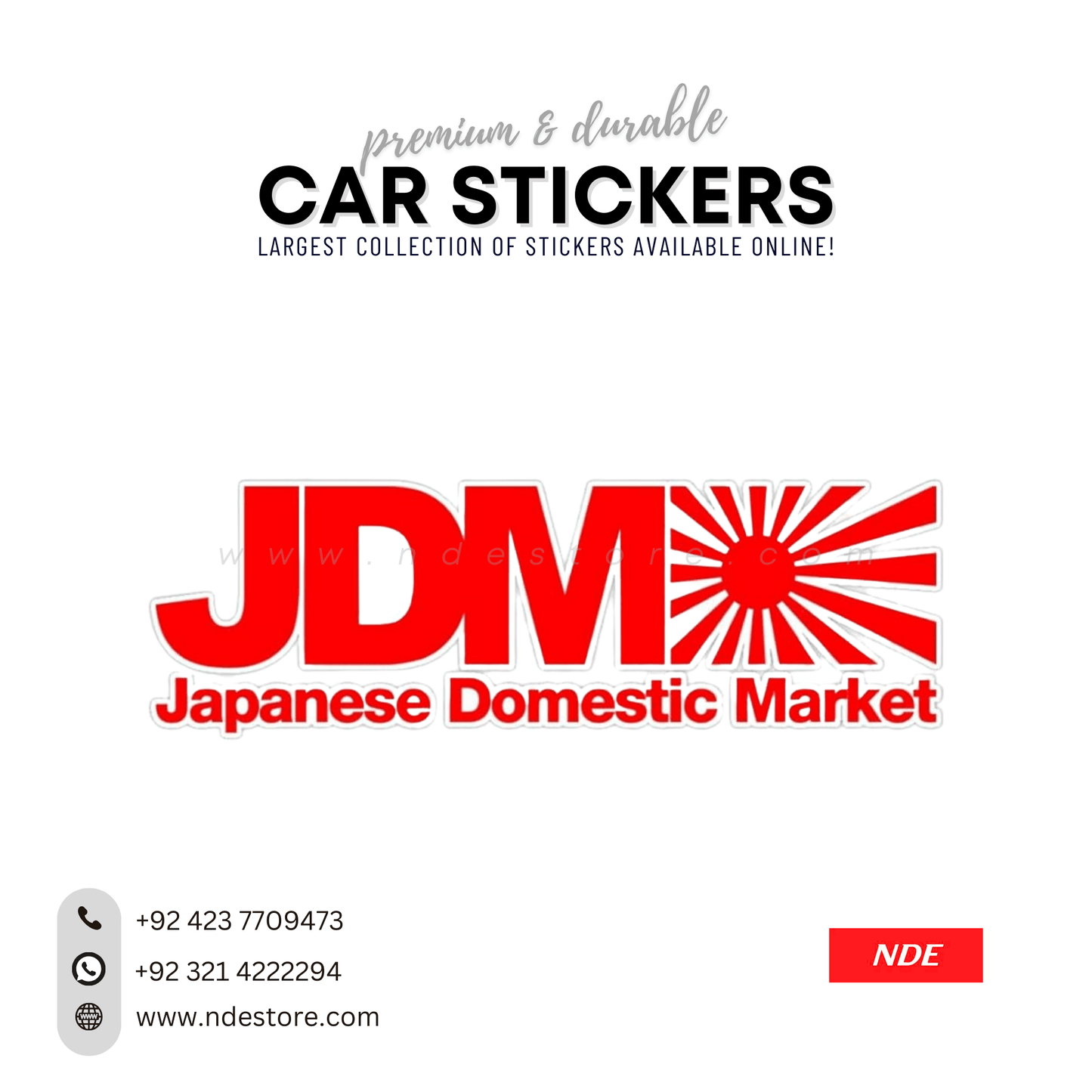 STICKER, JAPAN DOMESTIC MARKET (SKU 4222853)