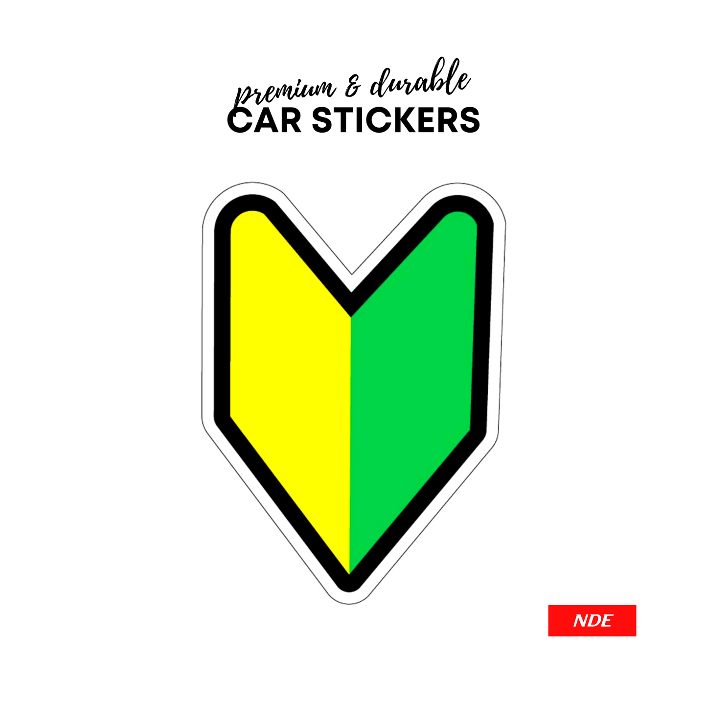 STICKER, JDM BADGE (SKU:99661)