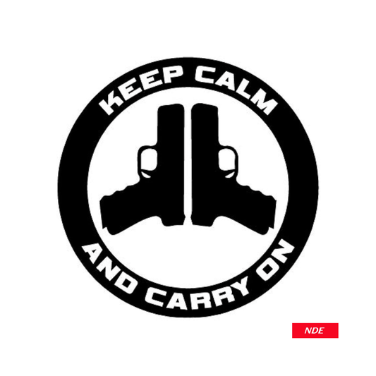 STICKER KEEP CALM AND CARRY ON - ndestore.com