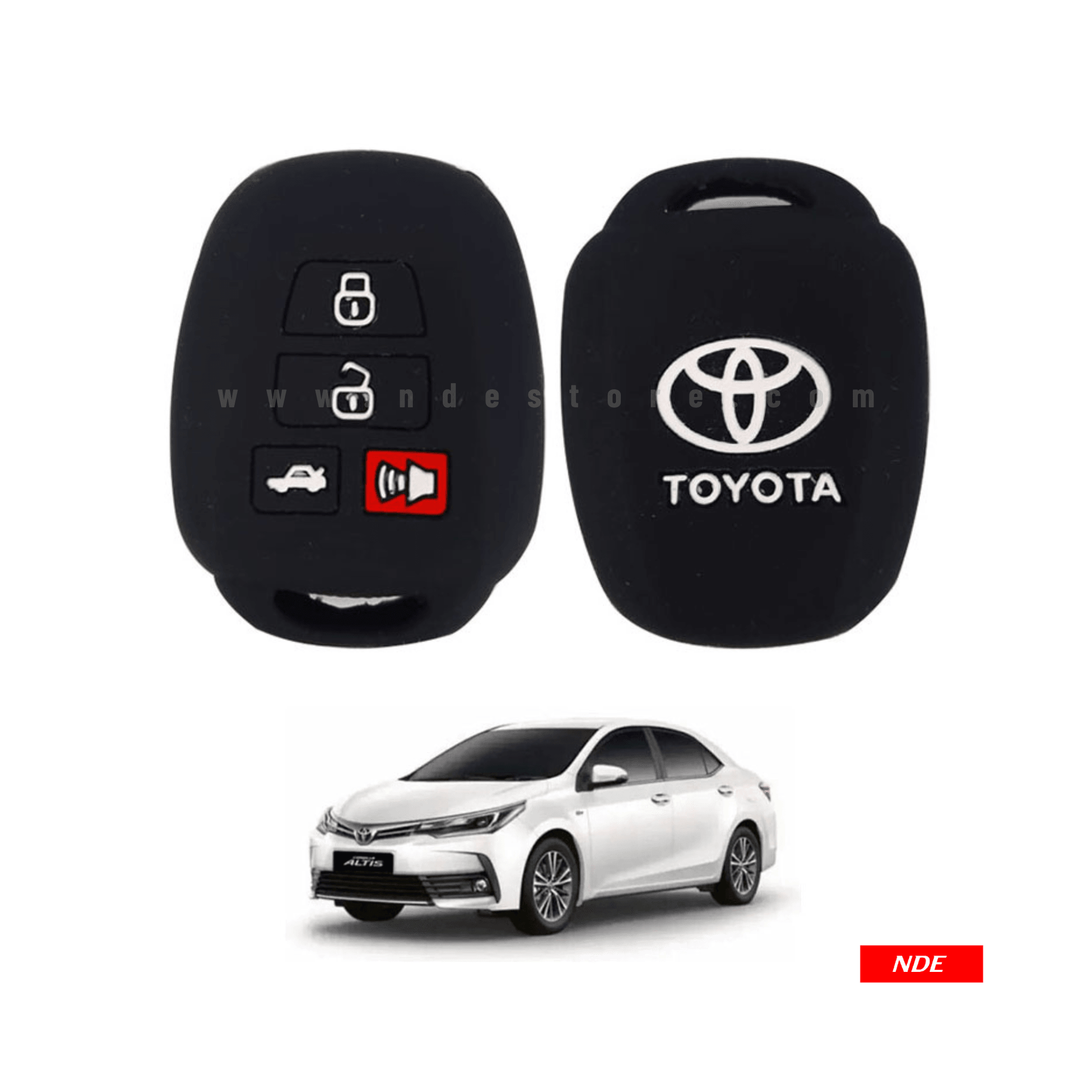 KEY COVER PREMIUM QUALITY FOR TOYOTA COROLLA - ndestore.com