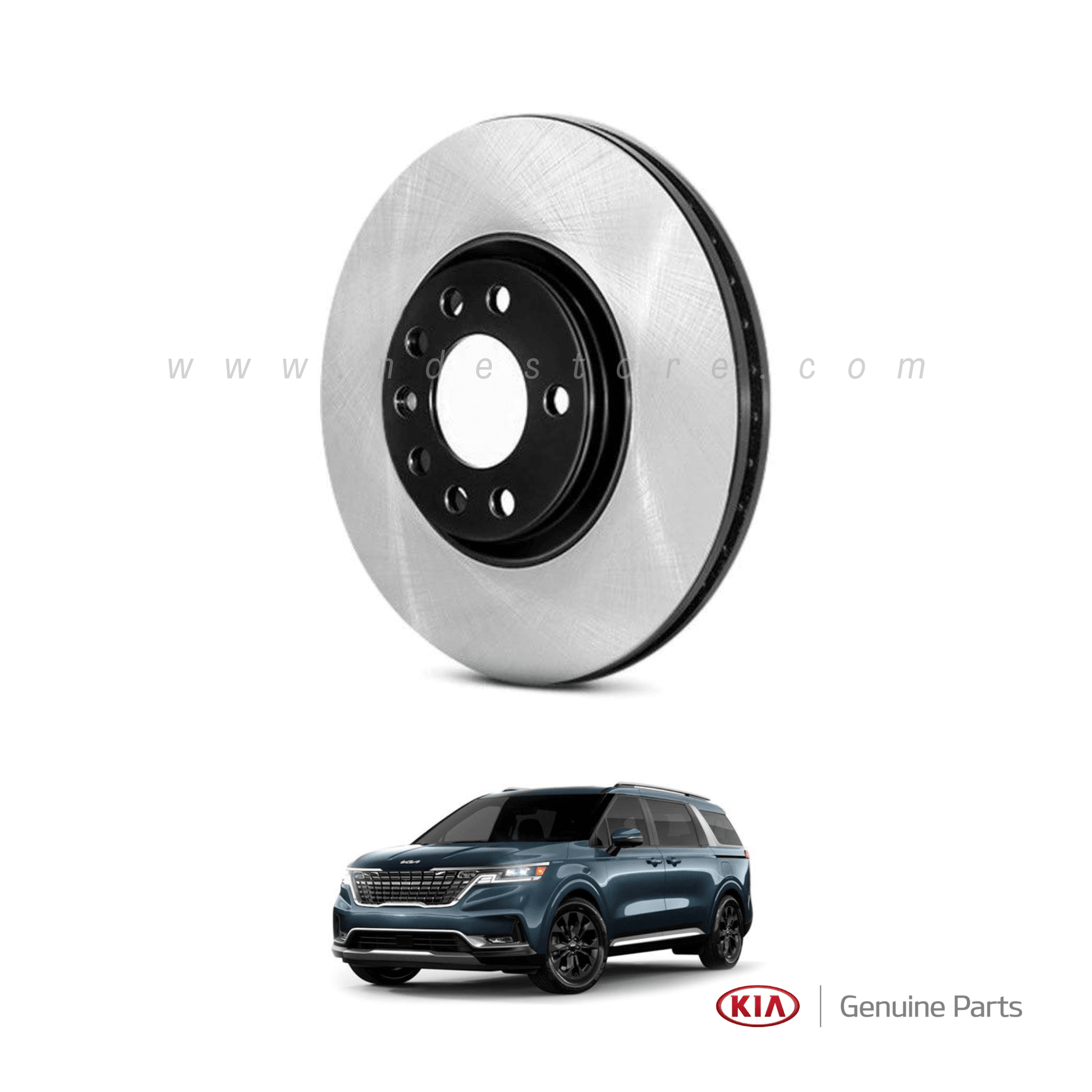 BRAKE WHEEL BRAKE ROTOR FRONT FOR KIA CARNIVAL (KIA GENUINE PART) - ndestore.com