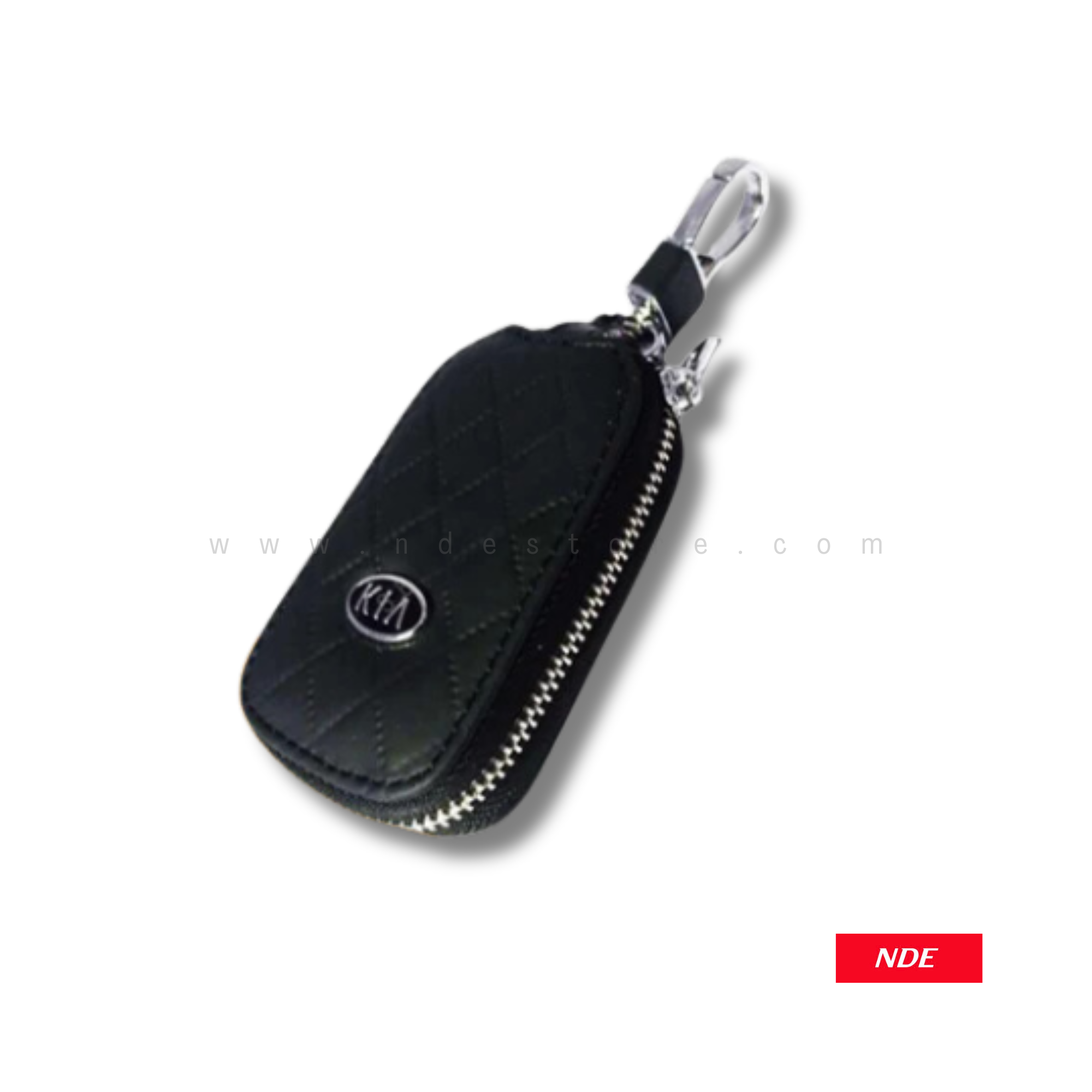 REMOTE COVER KEY POUCH PREMIUM LEATHER MATERIAL WITH KIA LOGO (MADE IN CHINA)
