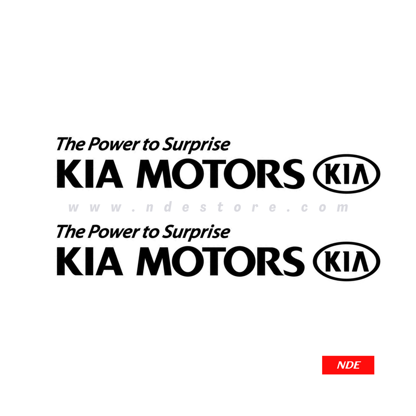 STICKER, KIA MOTORS