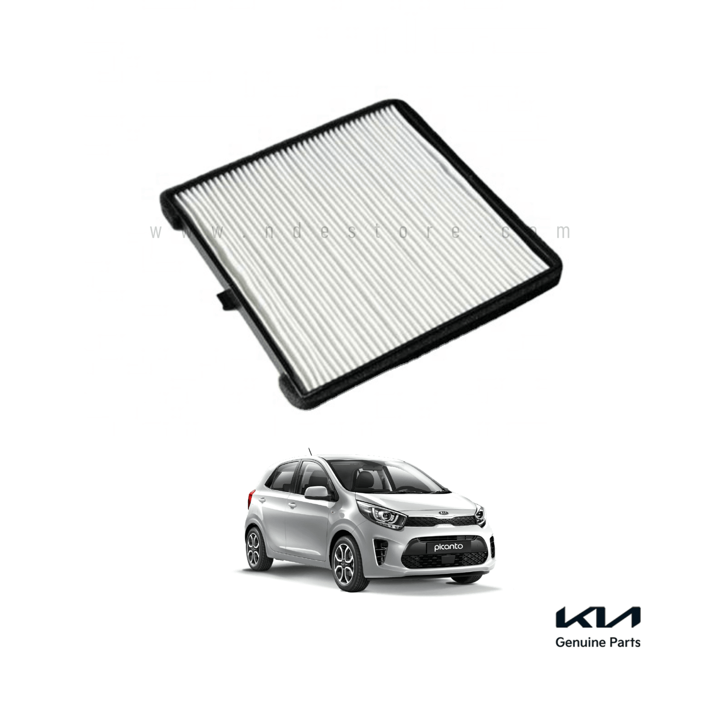 CABIN AIR FILTER AC FILTER GENUINE FOR KIA PICANTO (KIA GENUINE PART) - ndestore.com