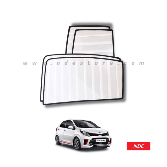 SUN SHADE WHITE WRINKLE FOR KIA PICANTO - ndestore.com