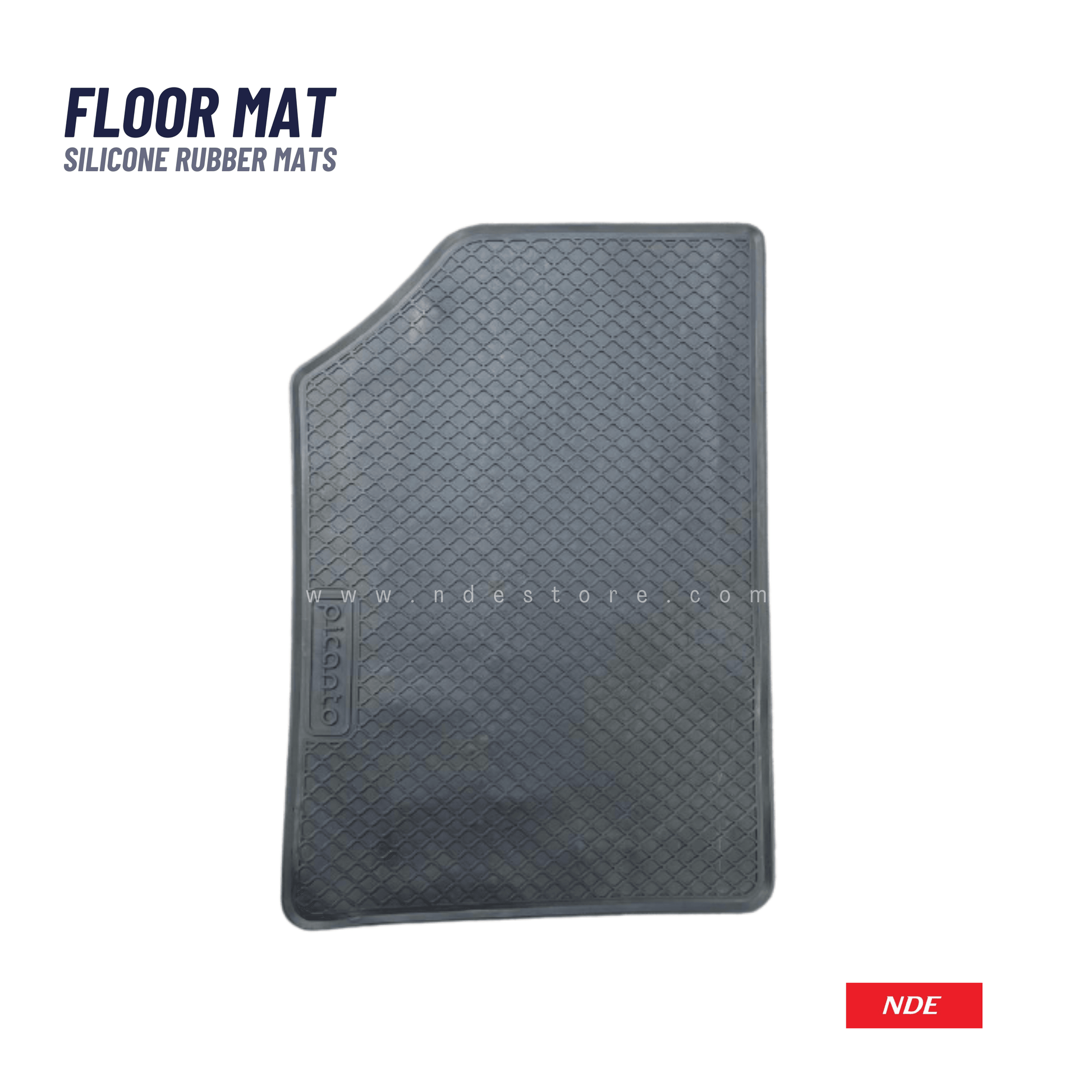 FLOOR MAT RUBBER FOR KIA PICANTO (2019-2024) (IMPORTED) - ndestore.com