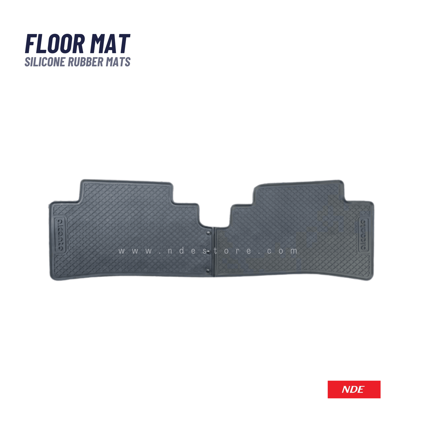 FLOOR MAT RUBBER FOR KIA PICANTO (2019-2024) (IMPORTED) - ndestore.com