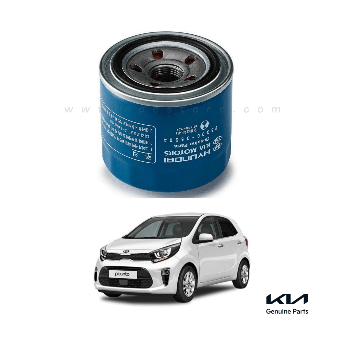 OIL FILTER GENUINE FOR KIA PICANTO (KIA GENUINE PART) - ndestore.com