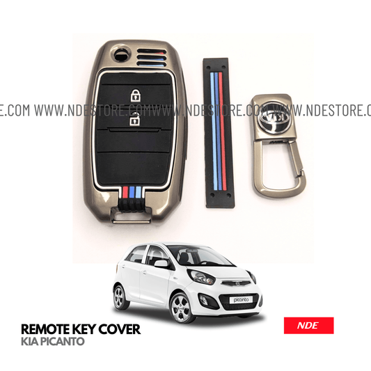 KEY REMOTE COVER METAL PREMIUM QUALITY FOR KIA PICANTO - ndestore.com