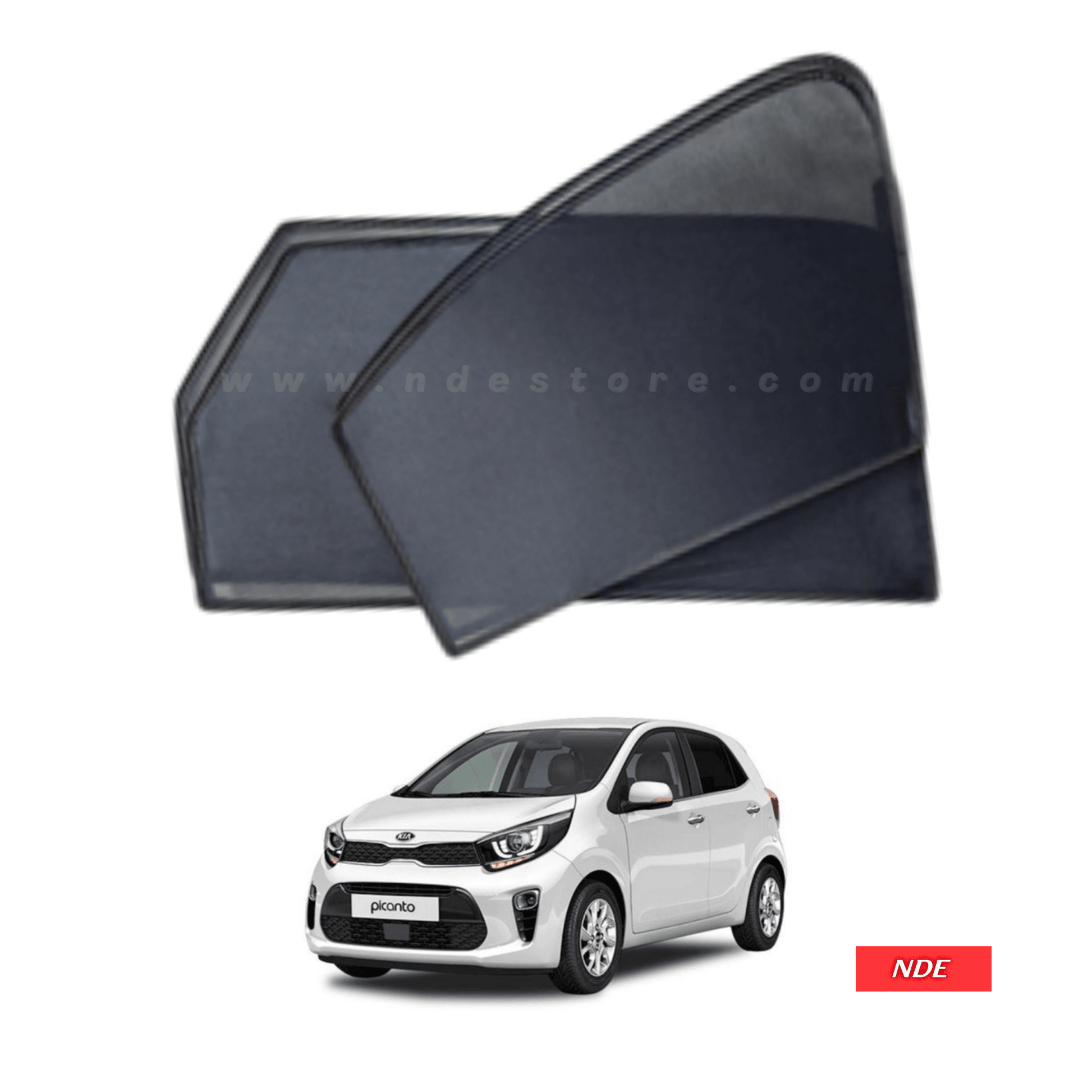 SUN SHADE CURTAIN SET XTREEME MESH FOR KIA PICANTO - ndestore.com