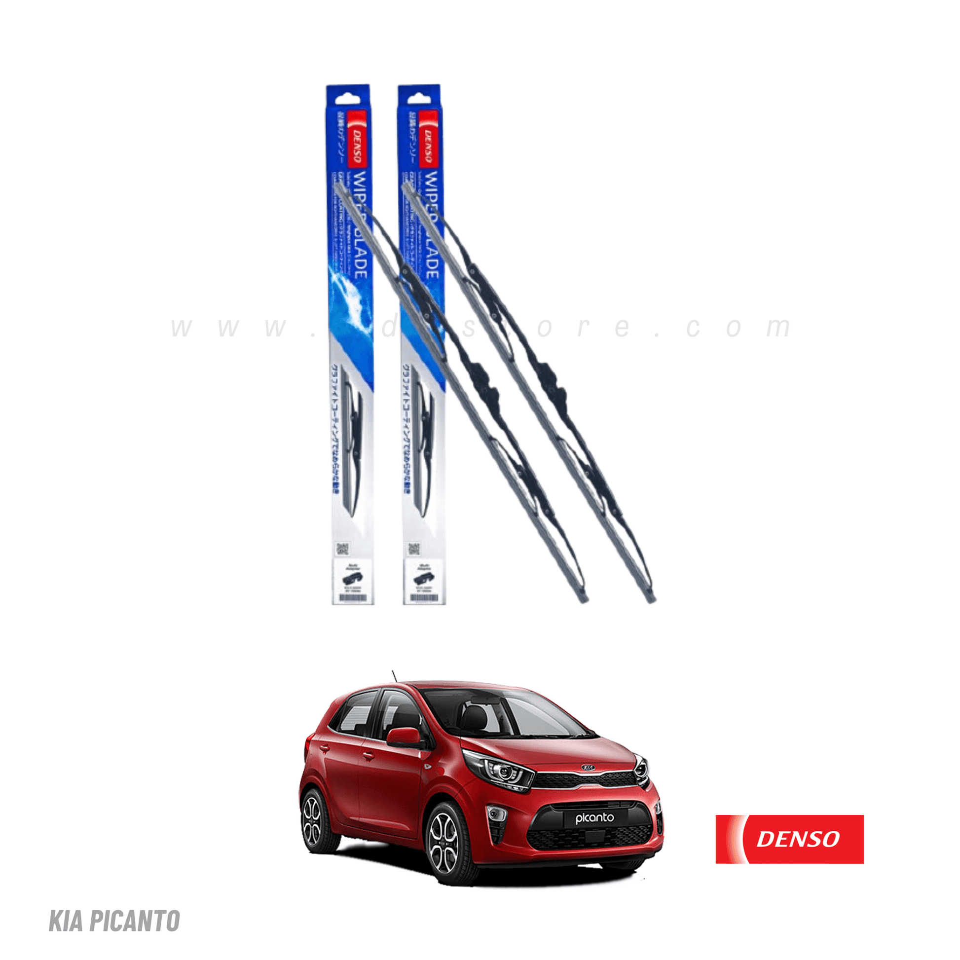 WIPER BLADE DENSO STANDARD TYPE FOR KIA PICANTO - ndestore.com