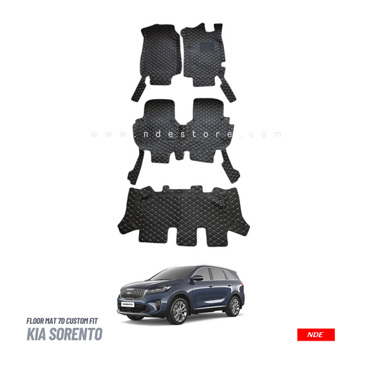 FLOOR MAT 10D STYLE FOR KIA SORENTO (4 PIECES)