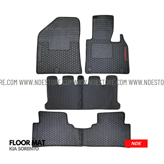 FLOOR MAT RUBBER / LATEX ANTI SLIP FOR KIA SORENTO (IMPORTED)