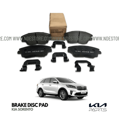 BRAKE, DISC PAD FRONT FOR KIA SORENTO (KIA GENUINE PART) - ndestore.com