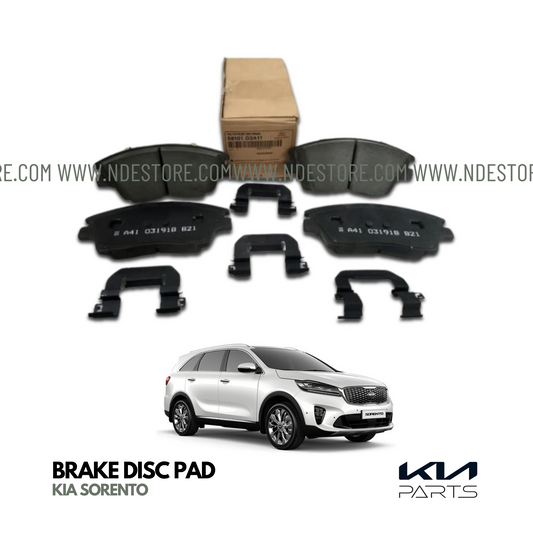 BRAKE, DISC PAD FRONT FOR KIA SORENTO (KIA GENUINE PART)