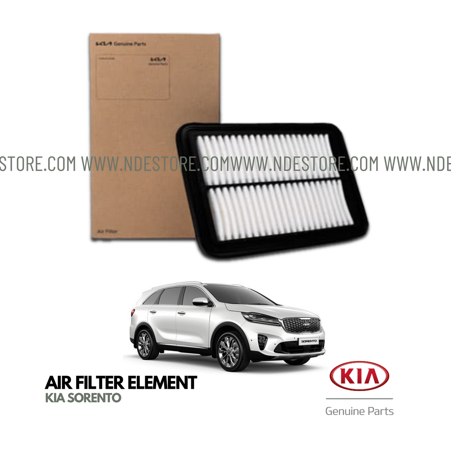 AIR FILTER ELEMENT GENUINE FOR KIA SORENTO (KIA GENUINE PART)