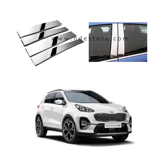 DOOR PILLAR CHROME TRIMS FOR KIA SPORTAGE