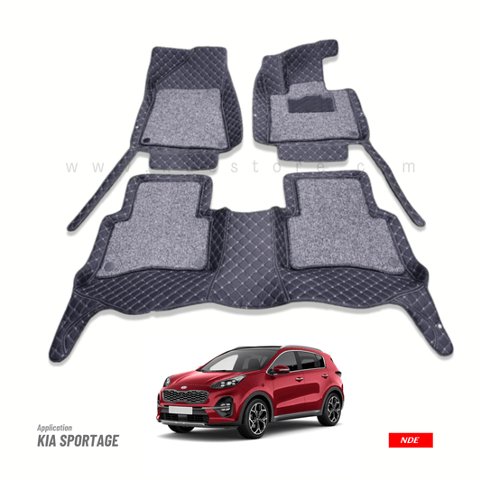 FLOOR MAT 9D STYLE FOR KIA SPORTAGE - ndestore.com