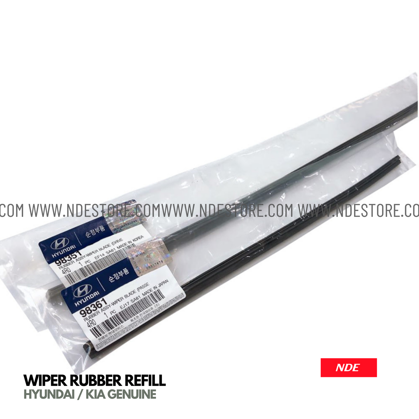 WIPER BLADE RUBBER REFILL GENUINE FOR HYUNDAI