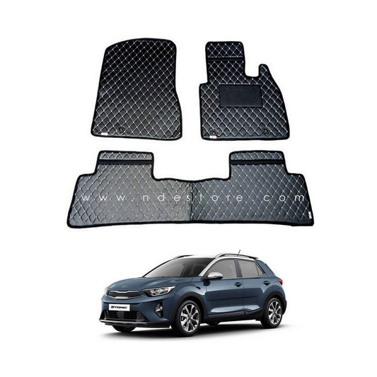 FLOOR MAT FLAT 7D STYLE FOR KIA STONIC - ndestore.com