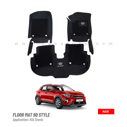 FLOOR MAT 10D STYLE FOR KIA STONIC - ndestore.com