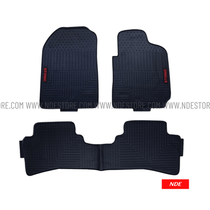 FLOOR MAT RUBBER / LATEX ANTI SLIP SILICONE FOR KIA STONIC (IMPORTED) - ndestore.com