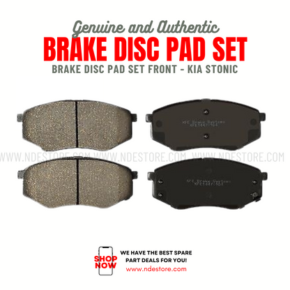 BRAKE DISC PAD SET FRONT GENUINE FOR KIA STONIC