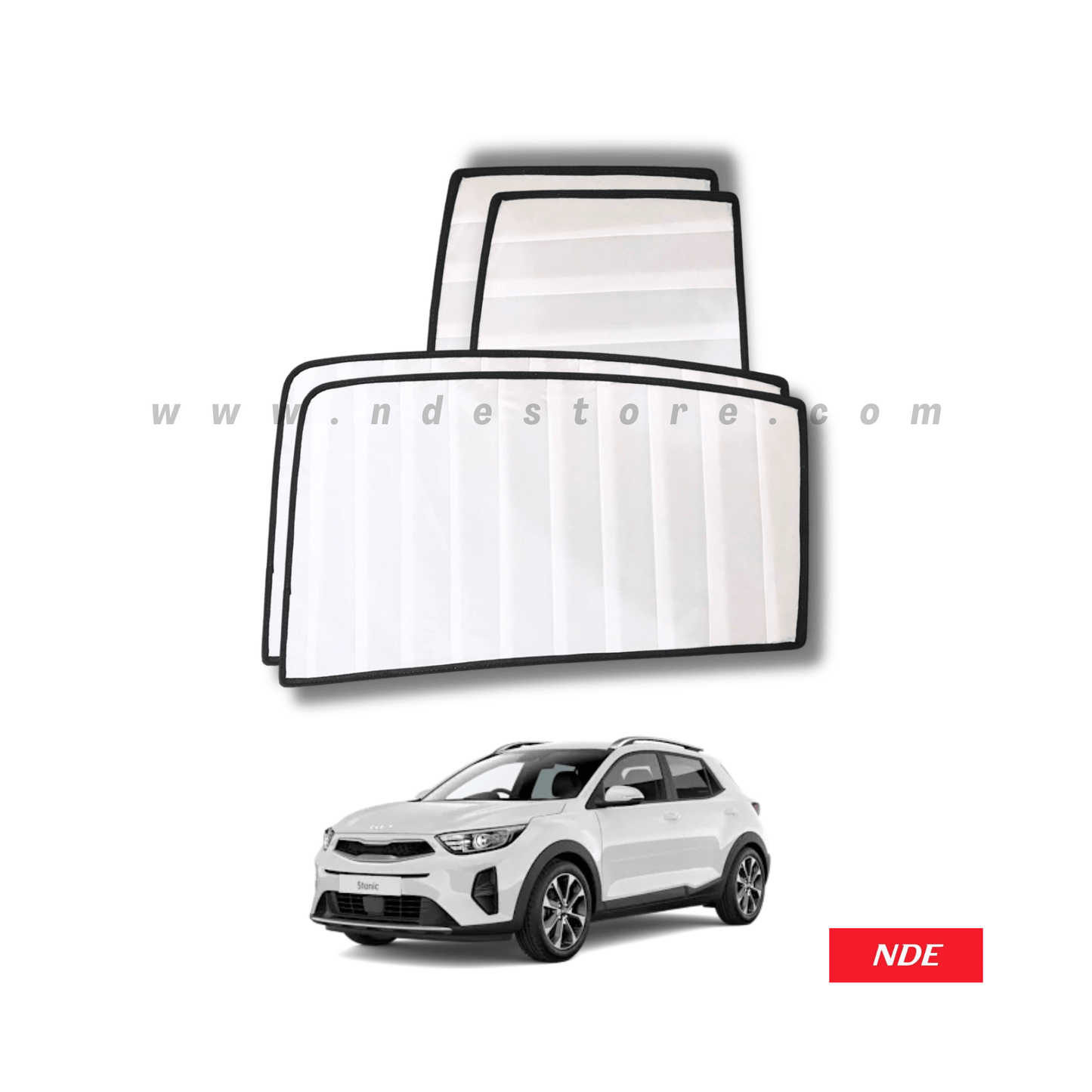 SUN SHADE WHITE WRINKLE FOR KIA STONIC - ndestore.com