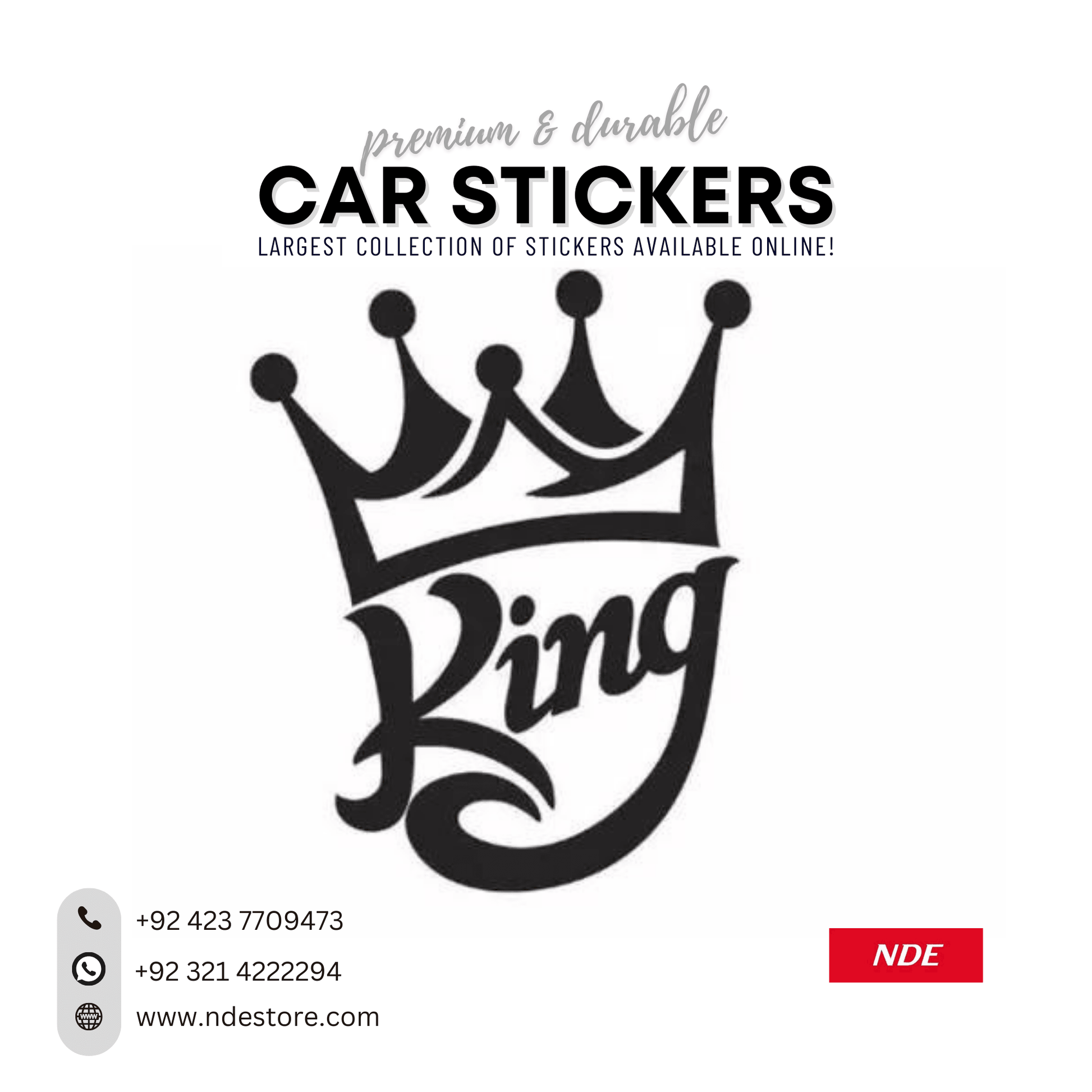 STICKER KING CROWN - ndestore.com