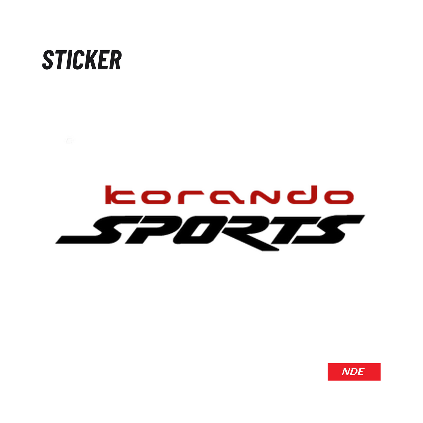 STICKER, KORANDO SPORTS