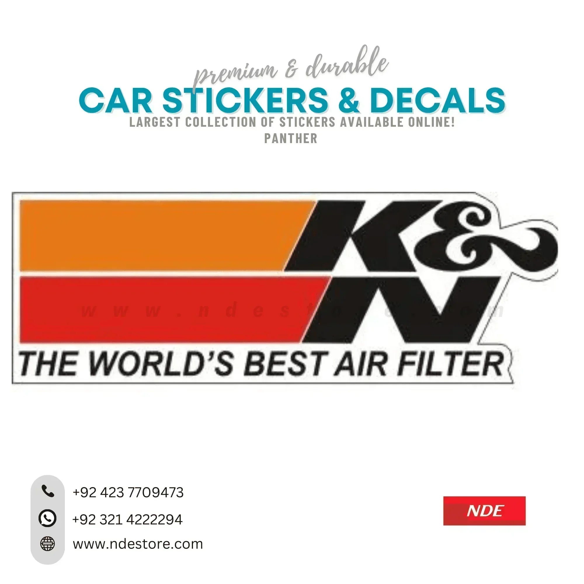 STICKER K&N (K010) – NDE STORE