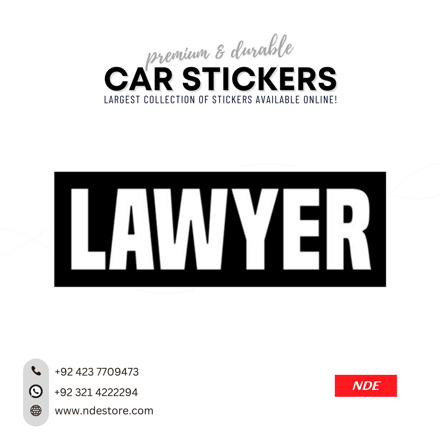 STICKER LAWYER