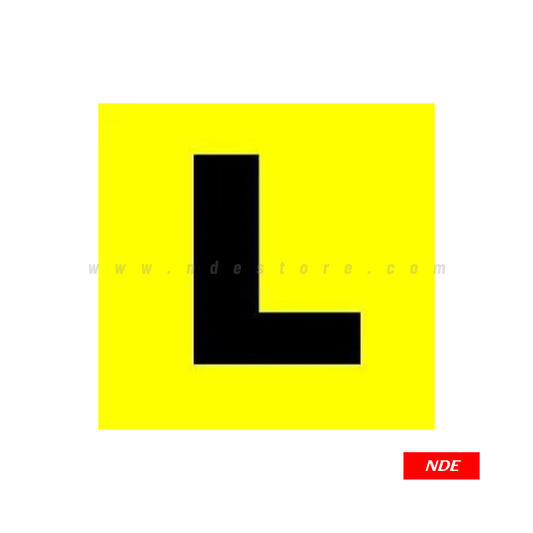 STICKER, LEARNER DRIVER (YELLOW)