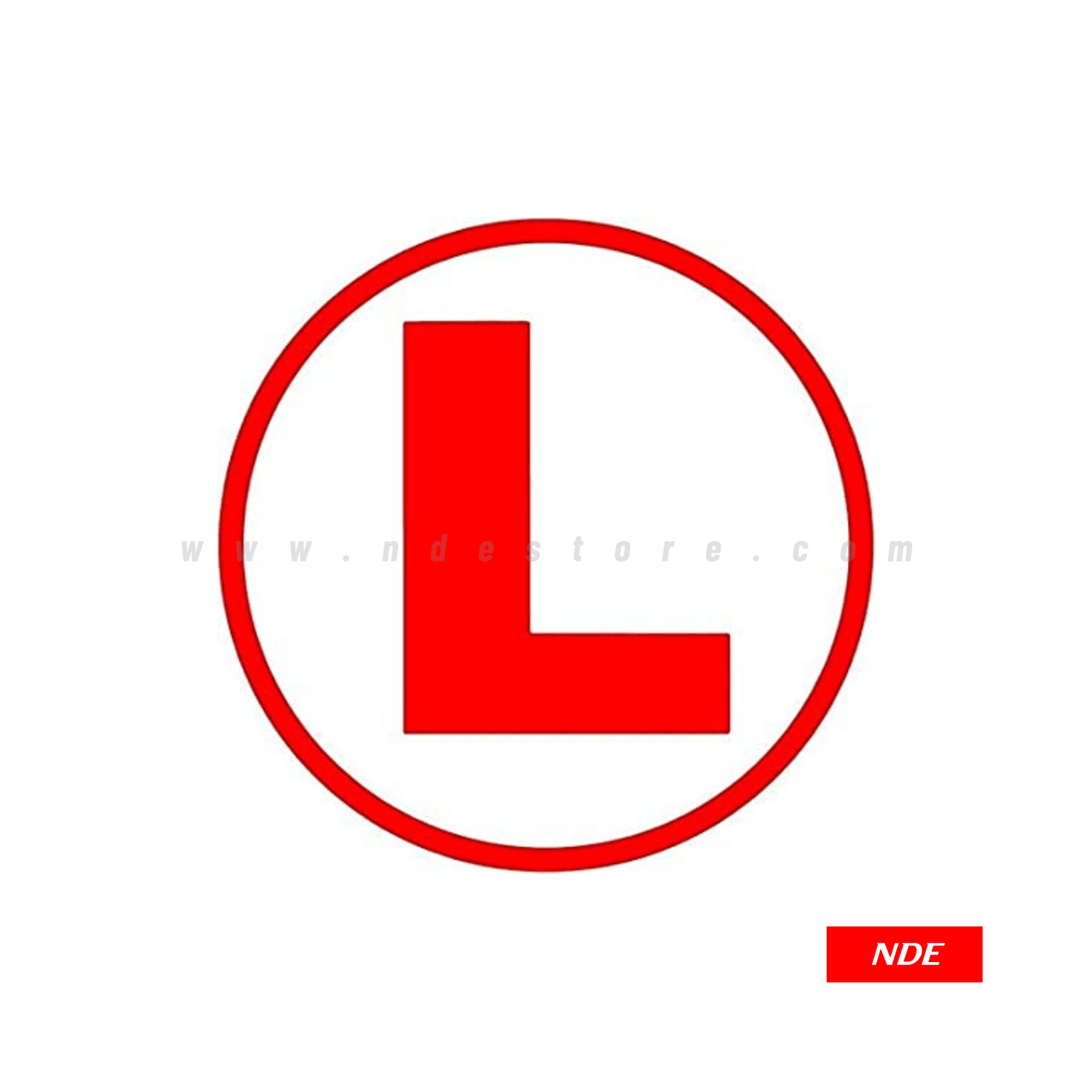 STICKER, LEARNER DRIVER (RED) - ndestore.com