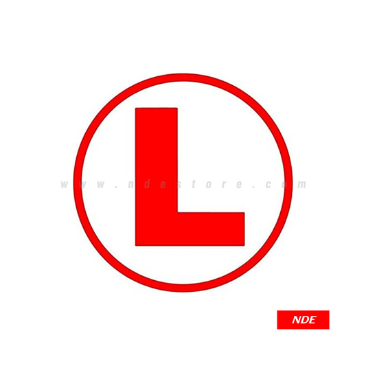 STICKER, LEARNER DRIVER (RED) - ndestore.com