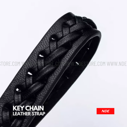 KEY CHAIN LEATHER STRAP WITH HONDA LOGO - ndestore.com