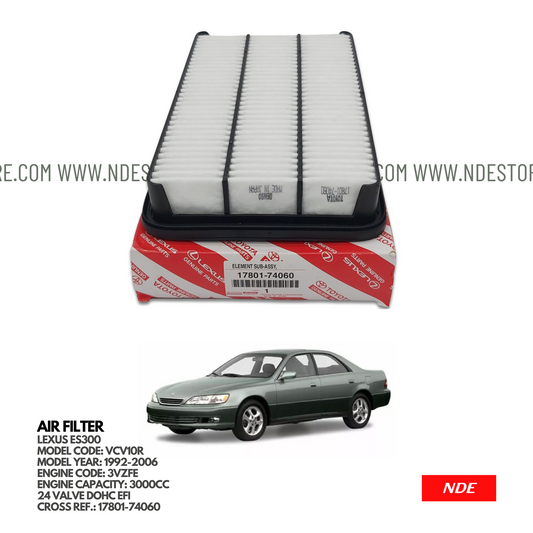 AIR FILTER ELEMENT ASSY GENUINE FOR LEXUS ES300H - ndestore.com