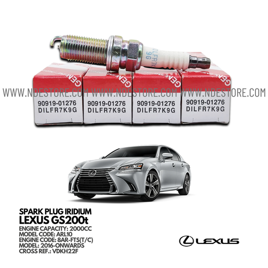 SPARK PLUG DENSO FOR LEXUS GS200T (2016-ONWARDS)