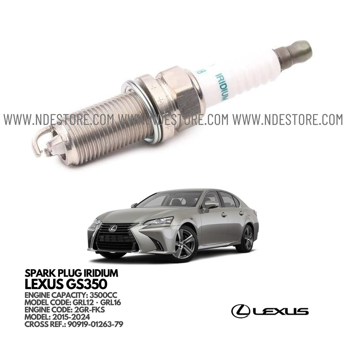 SPARK PLUG DENSO FOR LEXUS GS350