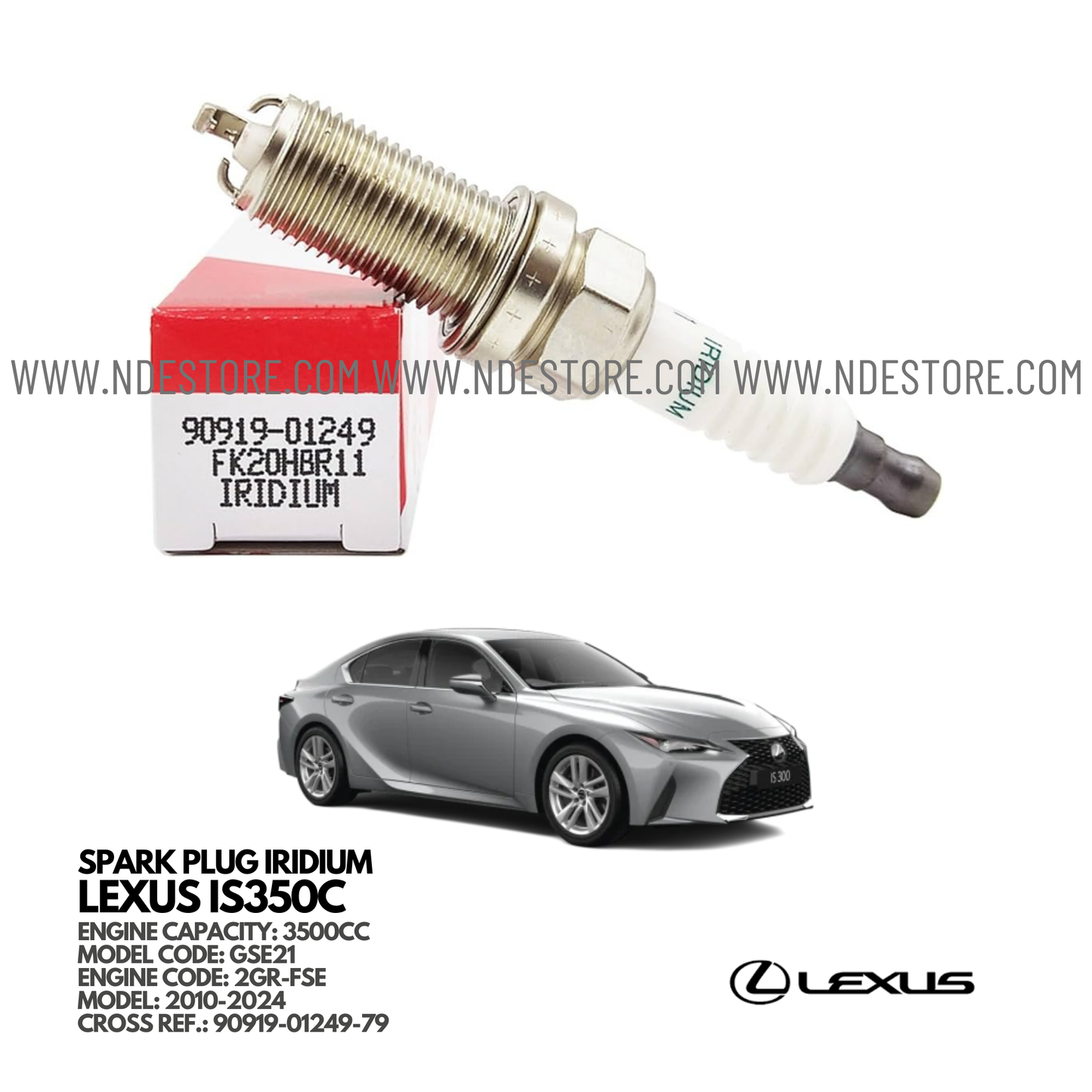 SPARK PLUG DENSO FOR LEXUS IS350C