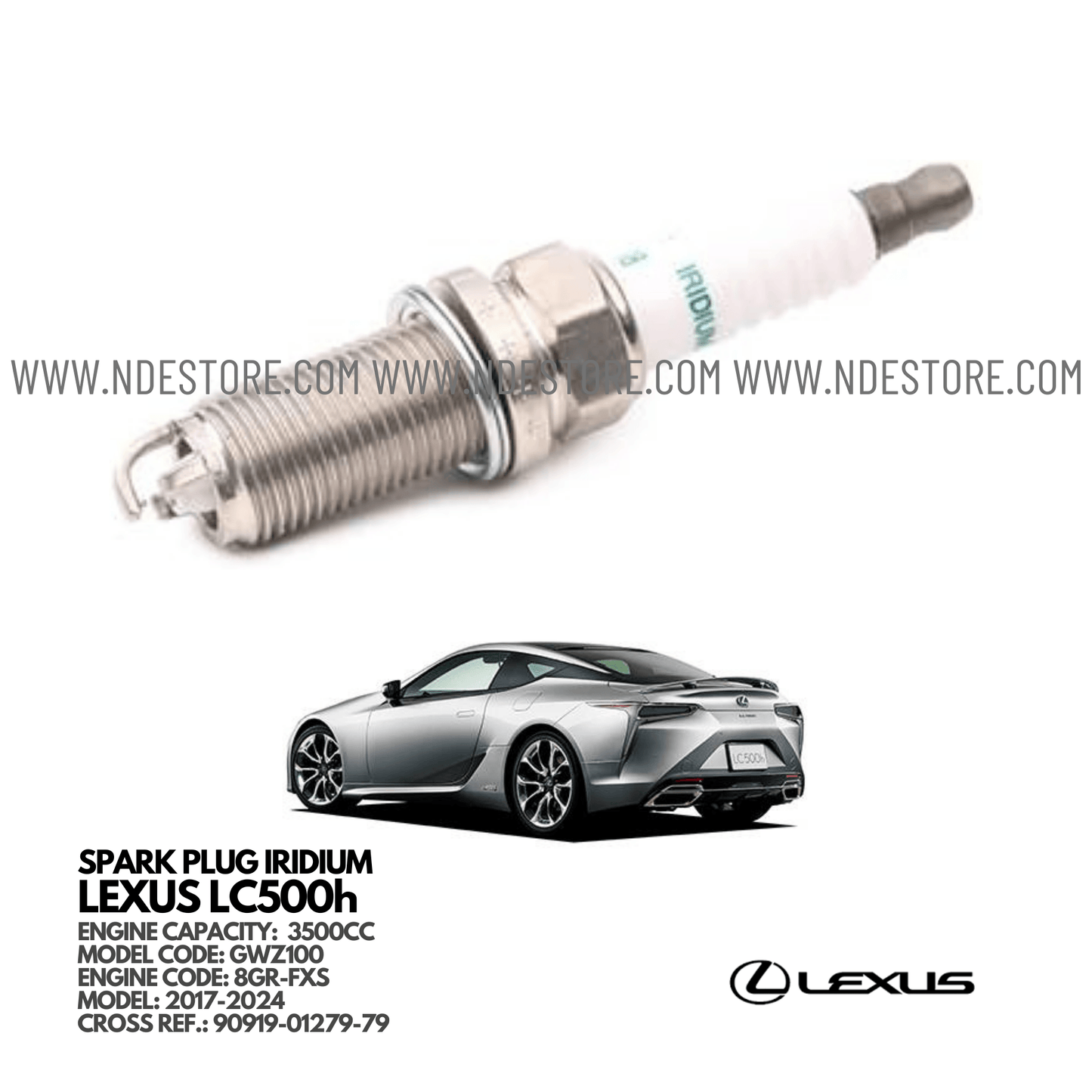 SPARK PLUG DENSO FOR LEXUS LC500h - ndestore.com