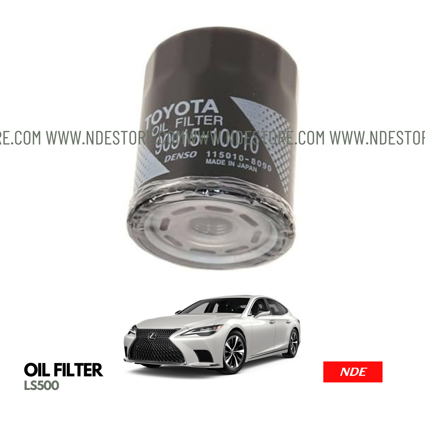 OIL FILTER GENUINE FOR LEXUS PART NO.: 90915-10010