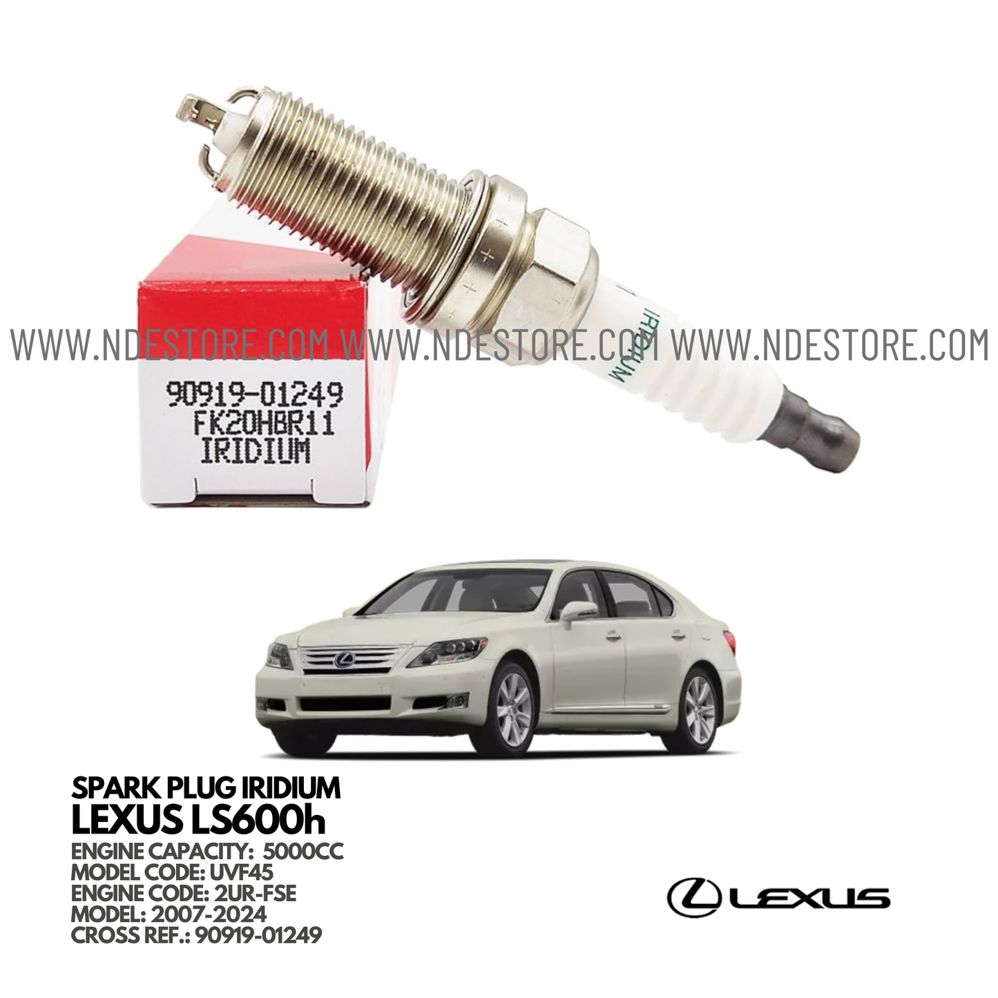 SPARK PLUG DENSO FOR LEXUS LS600h