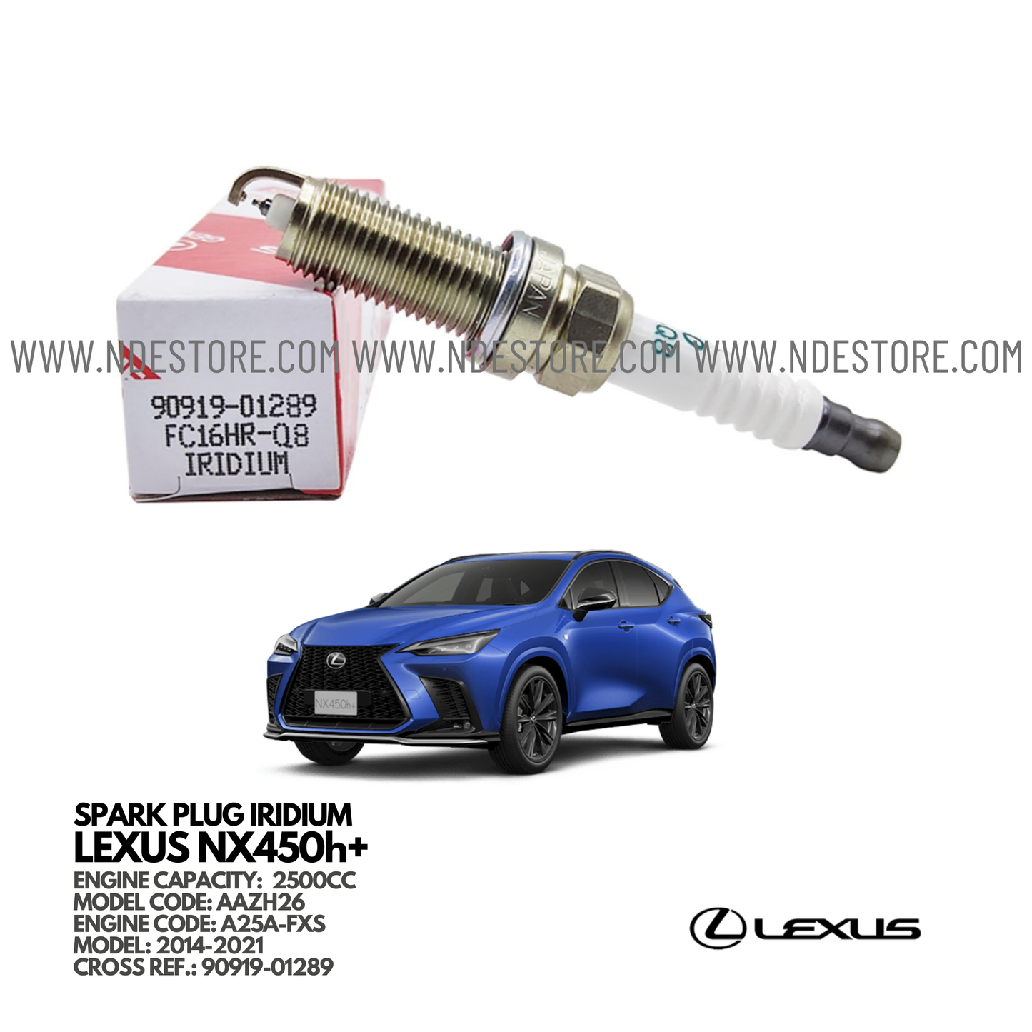 SPARK PLUG DENSO FOR LEXUS NX450h+