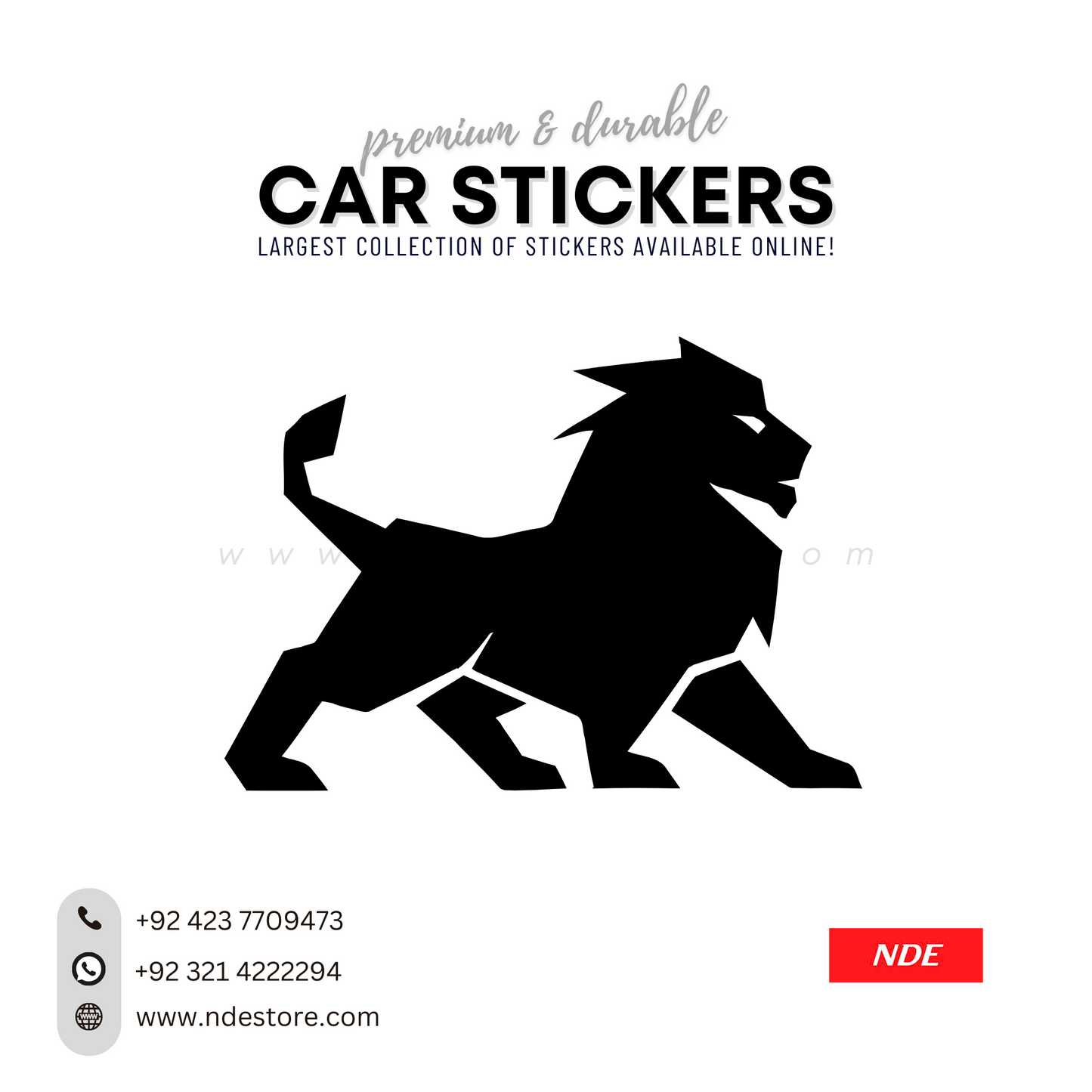 STICKER, LION (SKU 4222850)