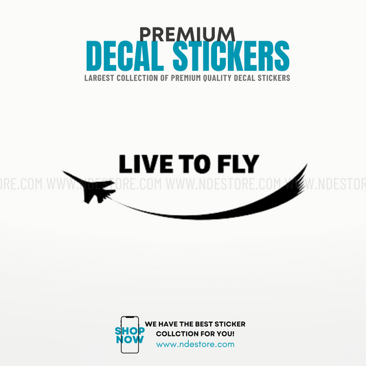 STICKER LIVE TO FLY