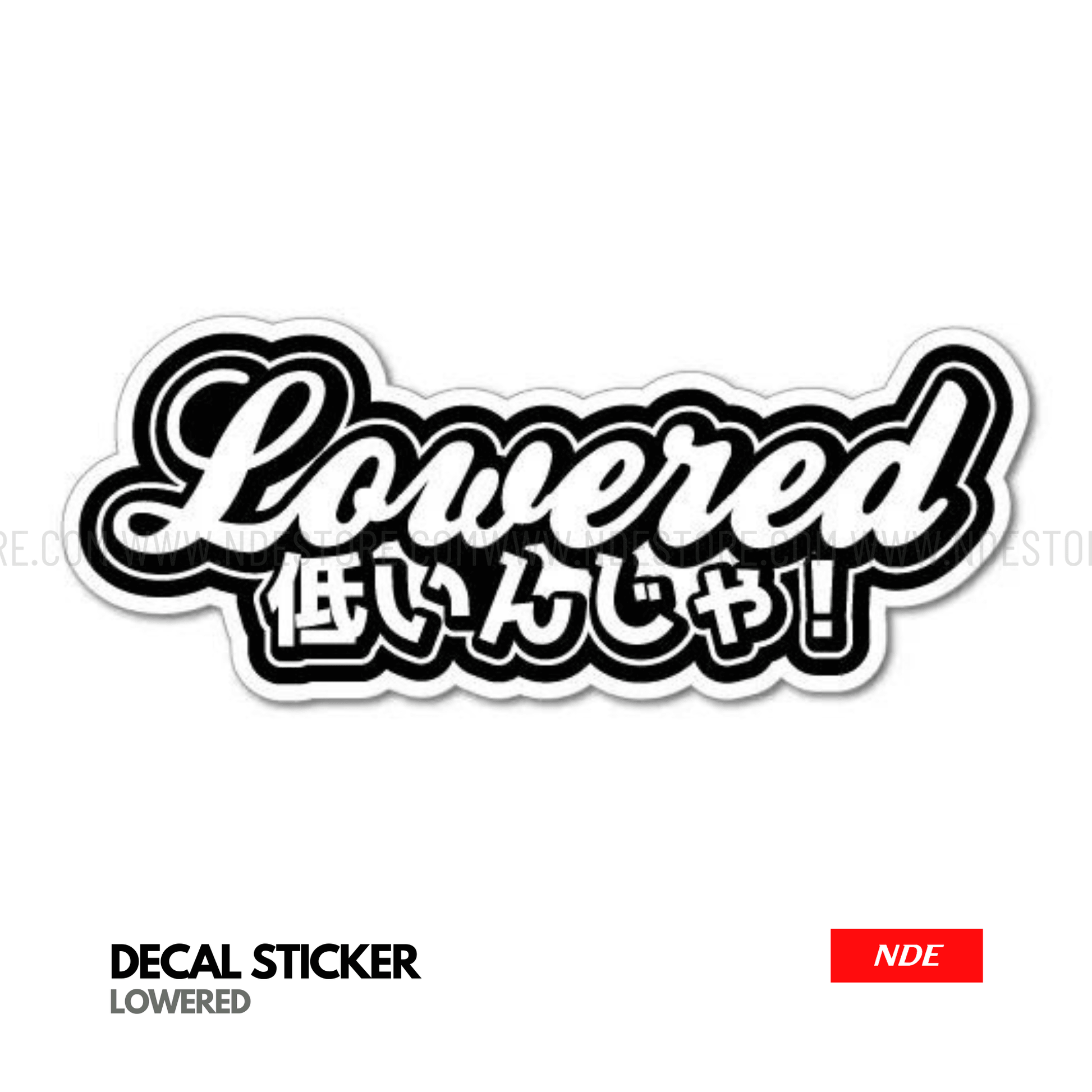 STICKER LOWERED JDM - ndestore.com