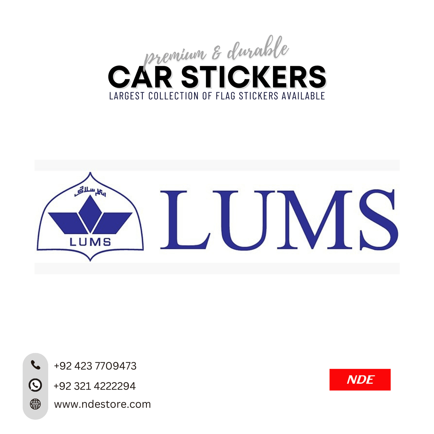 STICKER LUMS LOGO - ndestore.com