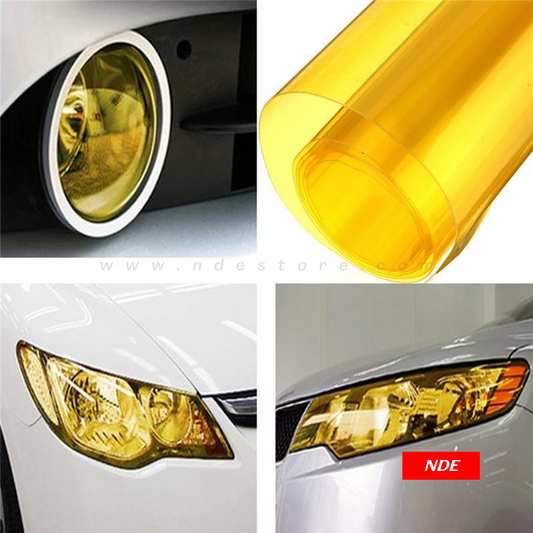 FOG LIGHT, YELLOW SHEET STICKER (UNIVERSAL APPLICATION)