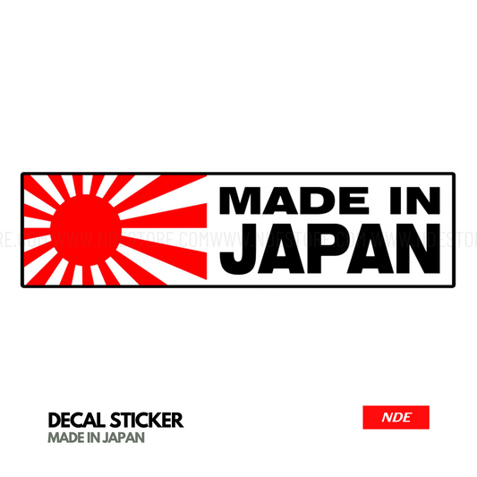 STICKER, MADE IN JAPAN